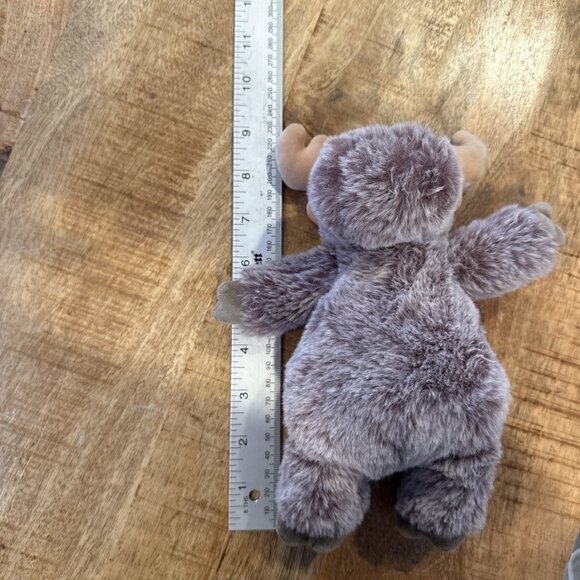 Mary Meyer Fabfuzz Caboodle Moose Plush Stuffed Animal Gray Soft 10” - Picture 5 of 8